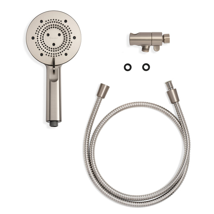 Brondell NE80-HSBB-BN Nebia Yuba 5-Setting Water Saving Handshower in Brushed Nickel