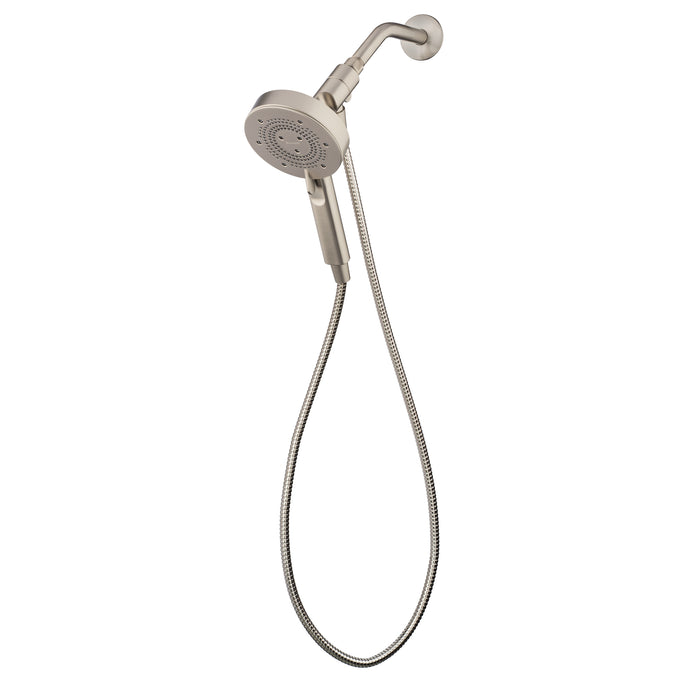 Brondell NE80-HSHNBB-BN Nebia Yuba 5-Setting Water Saving Handshower with Docking System in Brushed Nickel