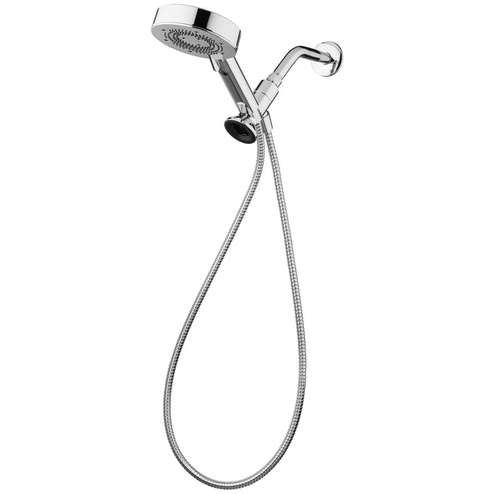 Brondell NE80-HSHNBB-CH Nebia Yuba 5-Setting Water Saving Handshower with Docking System in Chrome