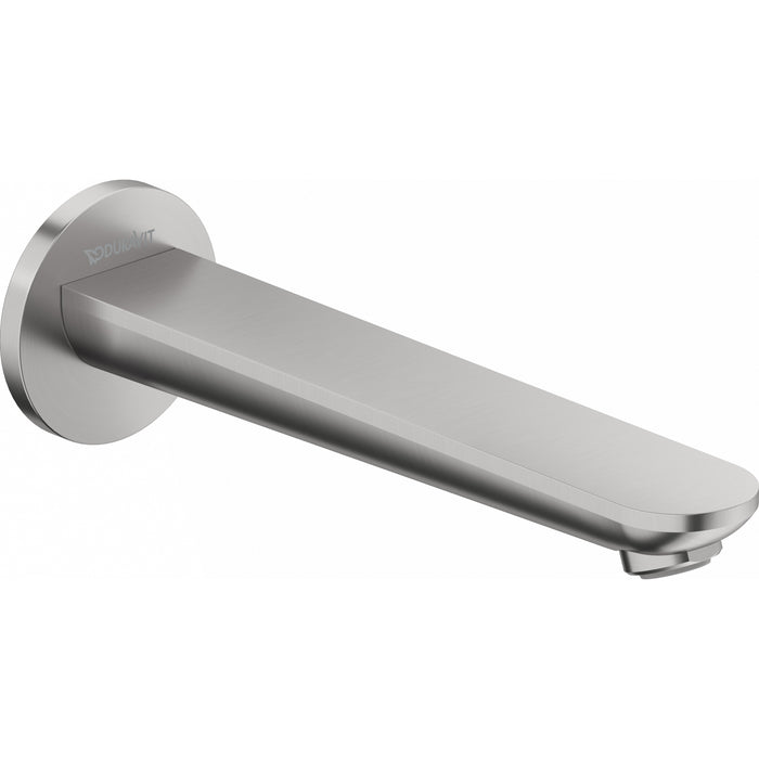 Duravit NO5240010U70 No.1 8 5/8" Tub Spout in Brushed Nickel