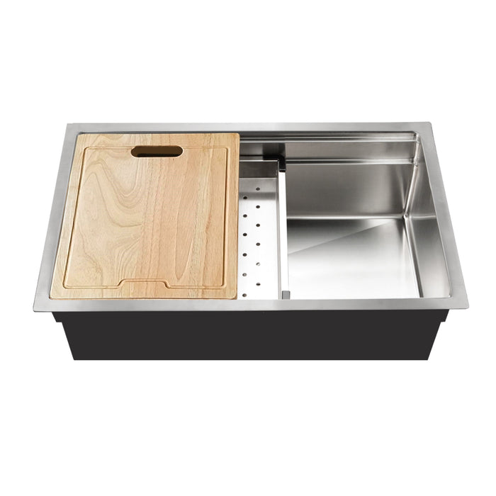 Houzer NVS-2600 26" Novus Undermount Dual Platform Workstation Kitchen Sink