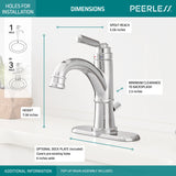 Peerless P1523LF Westchester Single Lever Handle Bathroom Faucet in Chrome Finish