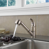 Peerless P18550LF-SS Kitchen Pull-Out Single Lever Faucet in Stainless Steel Finish