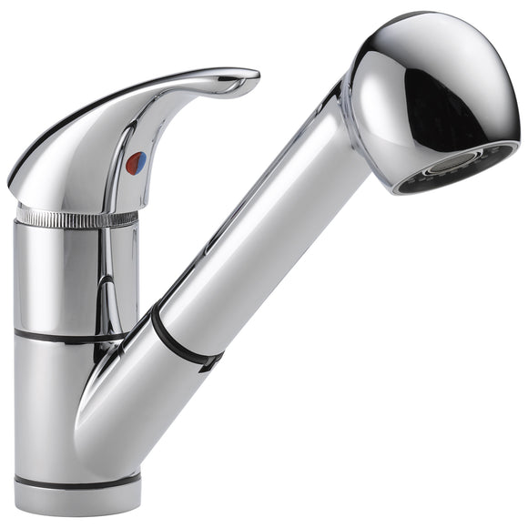 Peerless P18550LF Kitchen Pull-Out Single Lever Faucet in Chrome Finish