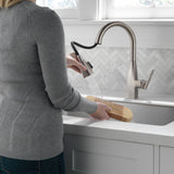 Peerless P7919LF-SS Xander Single Handle Pulldown Kitchen Faucet in Stainless Steel Finish