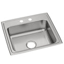 Elkay PSR22192 Stainless Steel 2-Hole Single-Bowl Drop-In Kitchen Sink