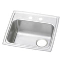Elkay PSRADQ191955R2 Stainless Steel 2-Hole Single-Bowl Drop-In Sink