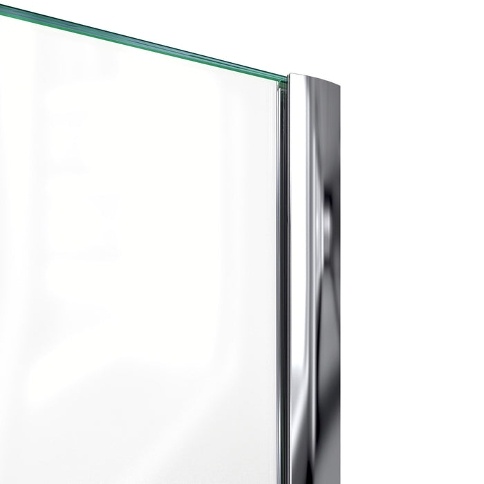 DreamLine SHEN-2136360-06 Prism 36 1/8" x 72" Frameless Neo-Angle Pivot Shower Enclosure in Oil Rubbed Bronze