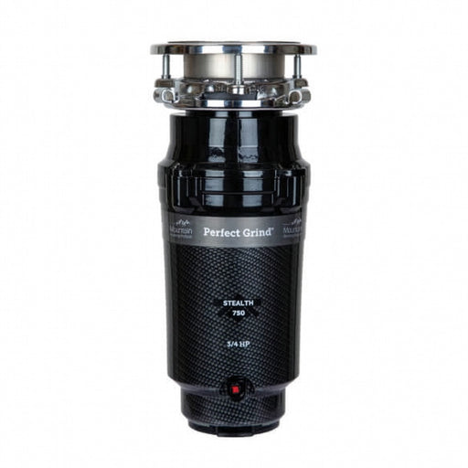 Perfect grind stealth 750 waste disposer with continuous feed 3-bolt mount 3/4 hp.