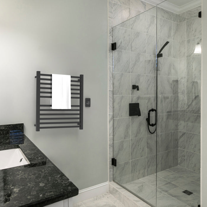 Amba Q2932MB.2 Quadro Q2932 Hardwired Towel Warmer in Matte Black