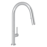 Rohl R7581LMAPC-2 Modern Lux Single Lever Pulldown Kitchen Faucet in Polished Chrome