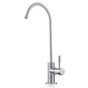 Brondell RC250 Capella chrome drinking-water faucet with curved spout and side control