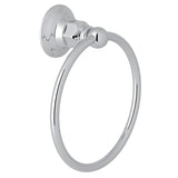 Rohl ROT4APC Wall Mount Traditional Towel Ring in Polished Chrome Finish