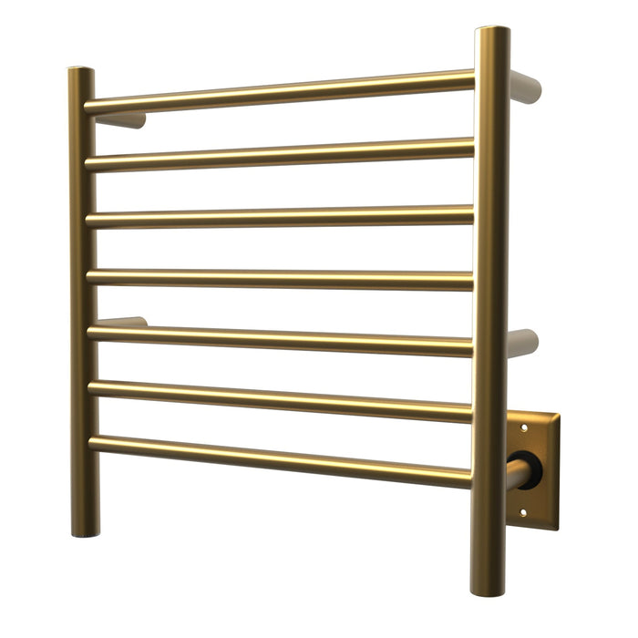 Amba RWHS-SBB Radiant Small Hardwired + Plug-in Combo 7 Bar Towel Warmer in Brushed Bronze