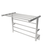 Amba RSH-P Radiant Shelf Hardwired + Plug-in Combo 8 Bar Towel Warmer in Polished