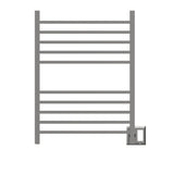 Amba RSWH-B Radiant Square Hardwired + Plug-in Combo 10 Bar Towel Warmer in Brushed