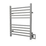 Amba RSWH-B Radiant Square Hardwired + Plug-in Combo 10 Bar Towel Warmer in Brushed