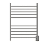 Amba RSWH-B Radiant Square Hardwired + Plug-in Combo 10 Bar Towel Warmer in Brushed