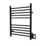 Amba RSWH-MB Radiant Square Hardwired + Plug-in Combo 10 Bar Towel Warmer in Matte Black