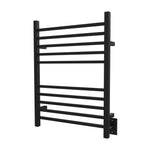 Amba RSWH-MB Radiant Square Hardwired + Plug-in Combo 10 Bar Towel Warmer in Matte Black