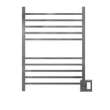 Amba RSWH-P Radiant Square Hardwired + Plug-in Combo 10 Bar Towel Warmer in Polished