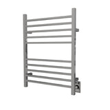 Amba RSWH-P Radiant Square Hardwired + Plug-in Combo 10 Bar Towel Warmer in Polished