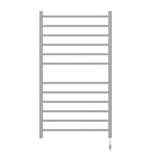 Amba RSWHL-B Radiant Large Square Hardwired + Plug-in Combo 12 Bar Towel Warmer in Brushed