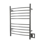 Amba RWH-CP Radiant Hardwired + Plug-in Combo Curved 10 Bar Towel Warmer in Polished