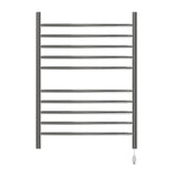 Amba RWH-CP Radiant Hardwired + Plug-in Combo Curved 10 Bar Towel Warmer in Polished