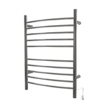 Amba RWH-CP Radiant Hardwired + Plug-in Combo Curved 10 Bar Towel Warmer in Polished