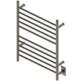 Amba RWH-SBB Radiant Hardwired + Plug-in Combo Straight 10 Bar Towel Warmer in Brushed Bronze