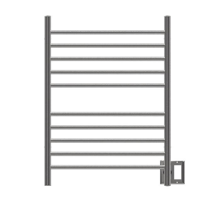 Amba RWH-SB Radiant Hardwired + Plug-in Combo Straight 10 Bar Towel Warmer in Brushed