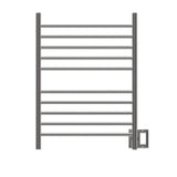 Amba RWH-SB Radiant Hardwired + Plug-in Combo Straight 10 Bar Towel Warmer in Brushed