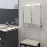 Amba RWH Radiant Hardwired Straight 10 Bar Towel Warmer with a Plug-in Combo