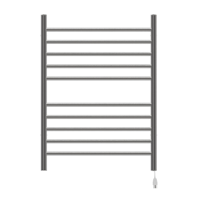 Amba RWH-SB Radiant Hardwired + Plug-in Combo Straight 10 Bar Towel Warmer in Brushed