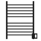 Amba RWH Radiant Hardwired Straight 10 Bar Towel Warmer with a Plug-in Combo