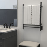 Amba RWH Radiant Hardwired Straight 10 Bar Towel Warmer with a Plug-in Combo