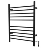 Amba RWH Radiant Hardwired Straight 10 Bar Towel Warmer with a Plug-in Combo