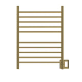 Amba RWH-SPG Radiant Hardwired + Plug-in Combo Straight 10 Bar Towel Warmer in Polished Gold