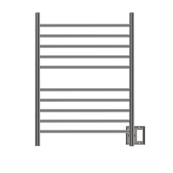 Amba RWH-SP Radiant Hardwired + Plug-in Combo Straight 10 Bar Towel Warmer in Polished