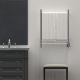 Amba RWH-SP Radiant Hardwired + Plug-in Combo Straight 10 Bar Towel Warmer in Polished