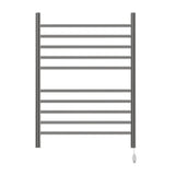 Amba RWH-SP Radiant Hardwired + Plug-in Combo Straight 10 Bar Towel Warmer in Polished