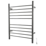 Amba RWH-SP Radiant Hardwired + Plug-in Combo Straight 10 Bar Towel Warmer in Polished