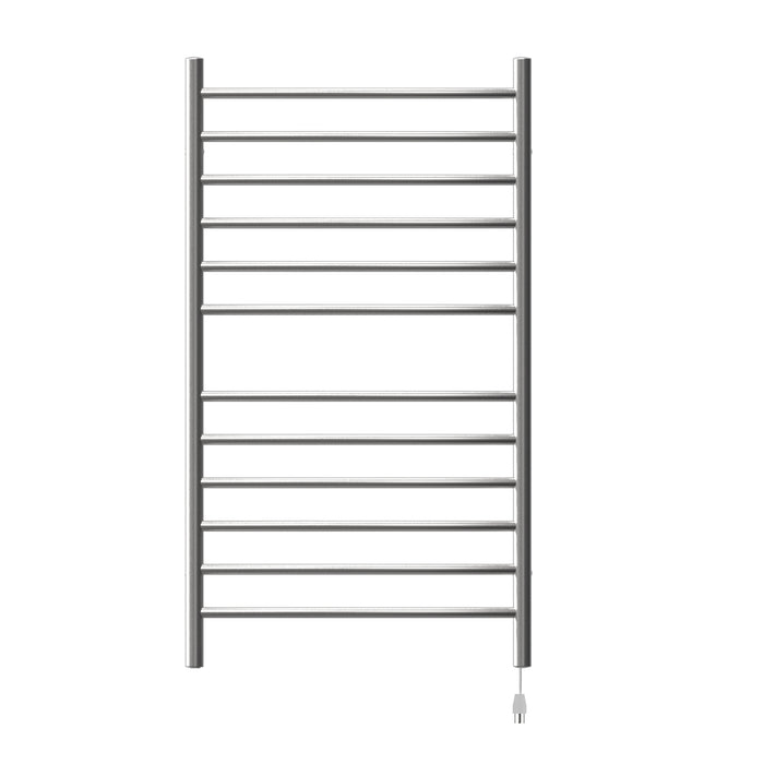 Amba RWHL-CB Radiant Large Hardwired + Plug-in Combo Curved 12 Bar Towel Warmer in Brushed