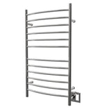 Amba RWHL-CP Radiant Large Hardwired + Plug-in Combo Curved 12 Bar Towel Warmer in Polished