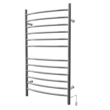 Amba RWHL-CP Radiant Large Hardwired + Plug-in Combo Curved 12 Bar Towel Warmer in Polished