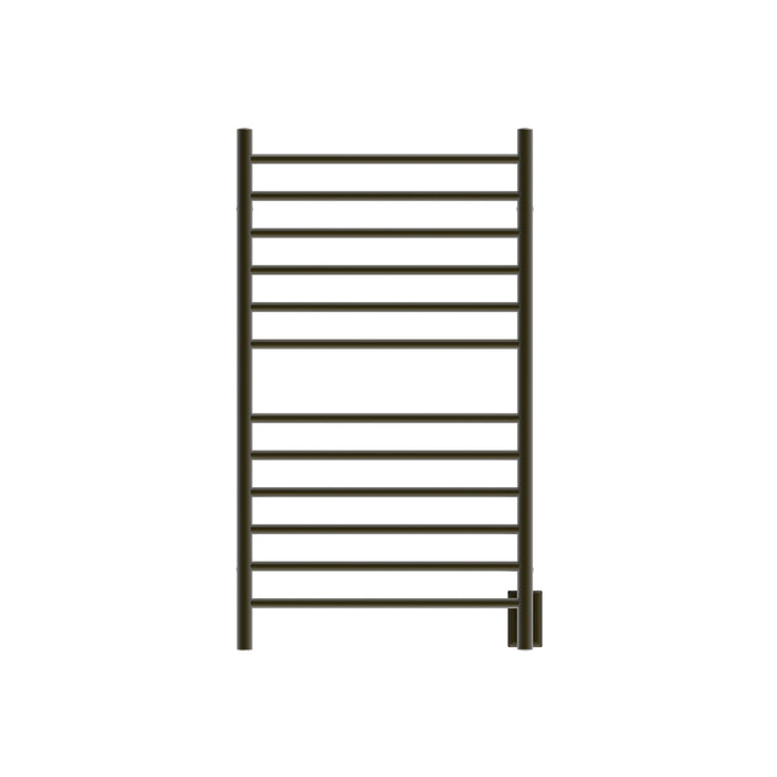 Amba RWHL-SBB Radiant Large Hardwired + Plug-in Combo Straight 12 Bar Towel Warmer in Brushed Bronze