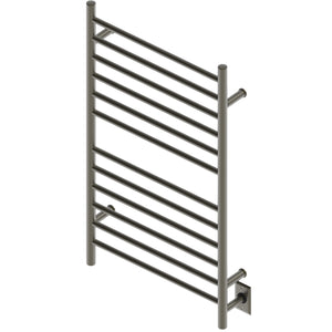 Amba RWHL-SBB Radiant Large Hardwired + Plug-in Combo Straight 12 Bar Towel Warmer in Brushed Bronze