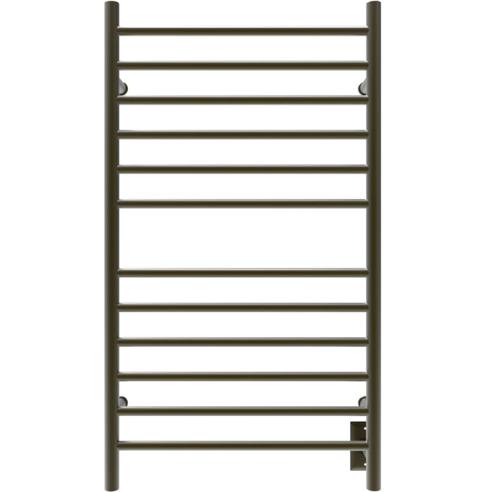Amba RWHL-SBB Radiant Large Hardwired + Plug-in Combo Straight 12 Bar Towel Warmer in Brushed Bronze
