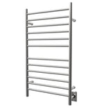 Amba RWHL-SB Radiant Large Hardwired + Plug-in Combo Straight 12 Bar Towel Warmer in Brushed